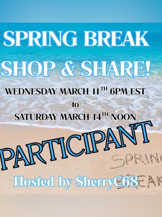 Other - Spring Break Shop & Share My Coset is #10 NOT FOR SALE